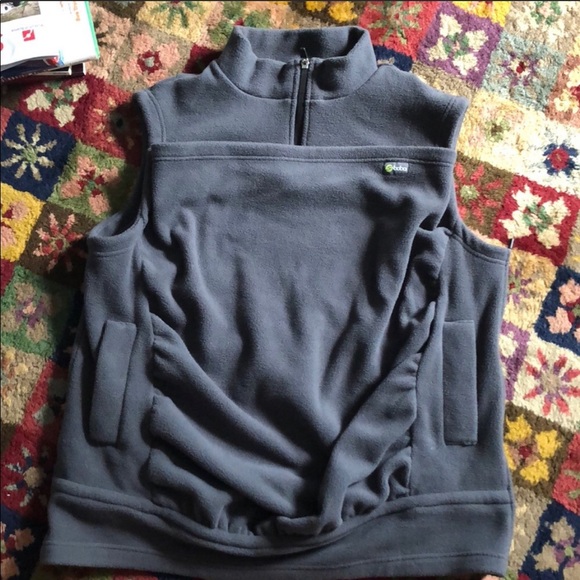 baby wearing vest
